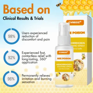 🩵 CVREOZ® Hemorrhoids Bee Poison Soothing Spray 🐝NEW PACKAGING UP TO 60% OFF 🔥