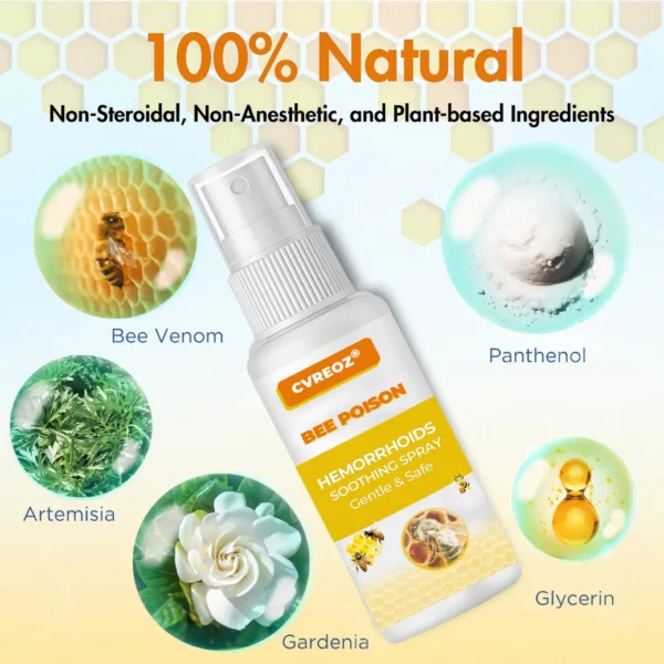 🩵 CVREOZ® Hemorrhoids Bee Poison Soothing Spray 🐝NEW PACKAGING UP TO 60% OFF 🔥