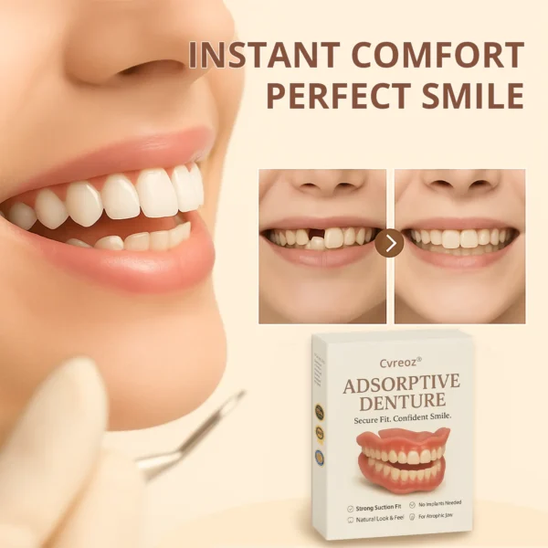 ✅ Official Store: Cvreoz® Adsorptive denture(⏰Limited time discount last 30 minutes⏰)