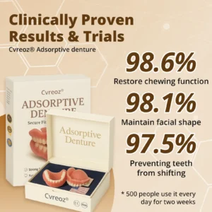 ✅ Official Store: Cvreoz® Adsorptive denture(⏰Limited time discount last 30 minutes⏰)
