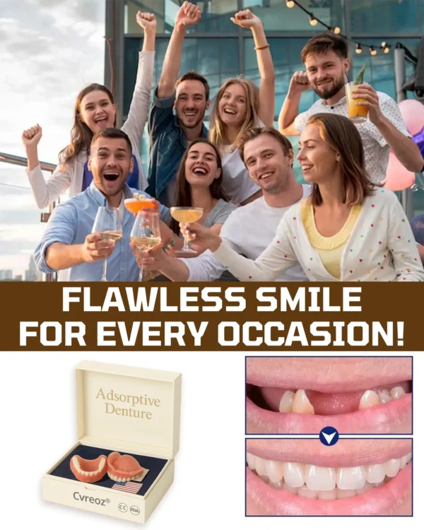 ✅ Official Store: Cvreoz® Adsorptive denture(⏰Limited time discount last 30 minutes⏰)