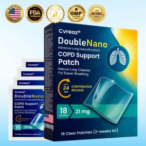 ✅🍀🍀 Official Store: Cvreoz® DoubleNano COPD Support Patch -🍀 Natural Lung Cleanse for Easier Breathing 🫁