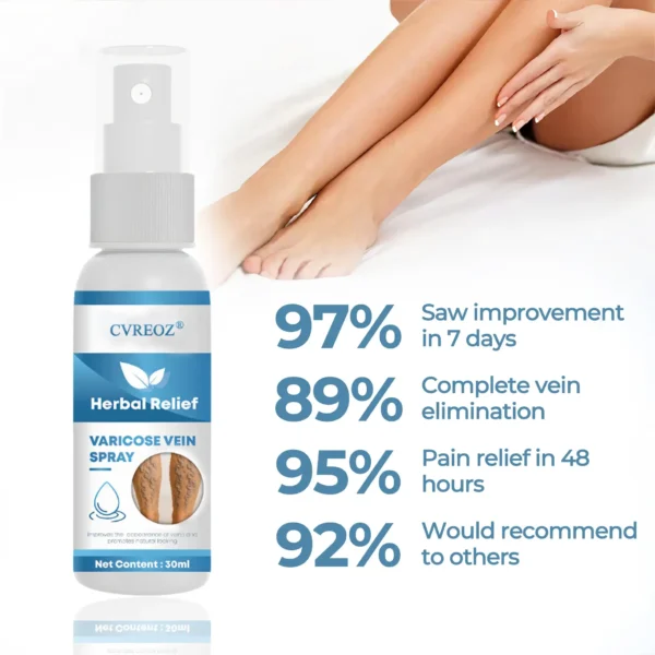 🔥Last Deal: 60% Off🔥 CVREOZ® Herbal Relief Varicose Vein Spray