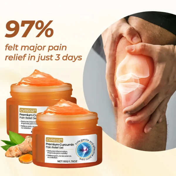 🔥Last Deal: 60% Off🔥 CVREOZ® Premium Curcumin Pain Relief Gel
