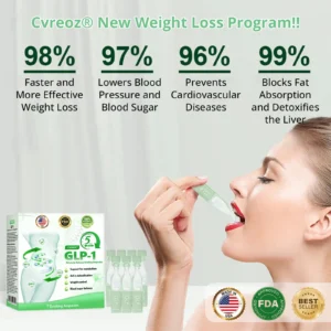 Officially Recommended 👩‍⚕️ by US Flagship Store Direct Sale | 💎 Cvreoz® GLP-1 Metabolic Balance Drink Ampoule: Obesity, Cardiovascular Diseases, Diabetes, Sleep Apnea Syndrome, Joint Problems, etc. 💞
