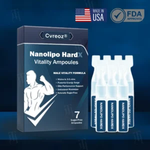 🔥The FDA-Approved Solution | Fast-acting in 3 minutes Cvreoz® Nanolipo HardX Vitality Ampoules