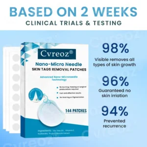 ⚡LIMITED DISCOUNT 40% OFF ON ALL ITEMS ⚡- Cvreoz® Nano-Micro Needle Skin Tags Removal Patches  | No More Hiding that Skin!💕