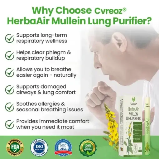 Cvreoz® HerbaAir Soothing Mullein Vapor