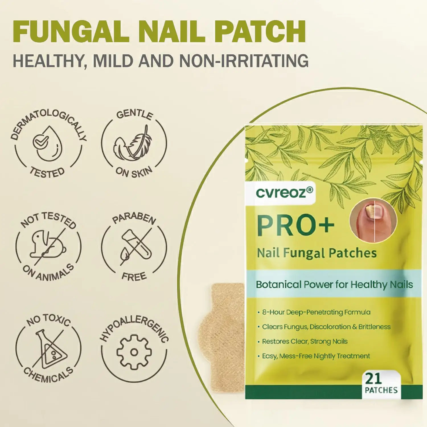 🍃Cvreoz® Nail Fungal Patches Pro+